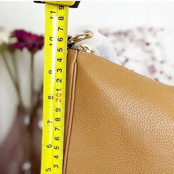 Coach NWT Ellie File Pebbled Leather Crossbody Bag C1648 in Light Saddle